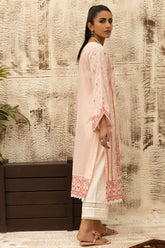 DC-0466 PINK DYED EMBROIDERED KURTA